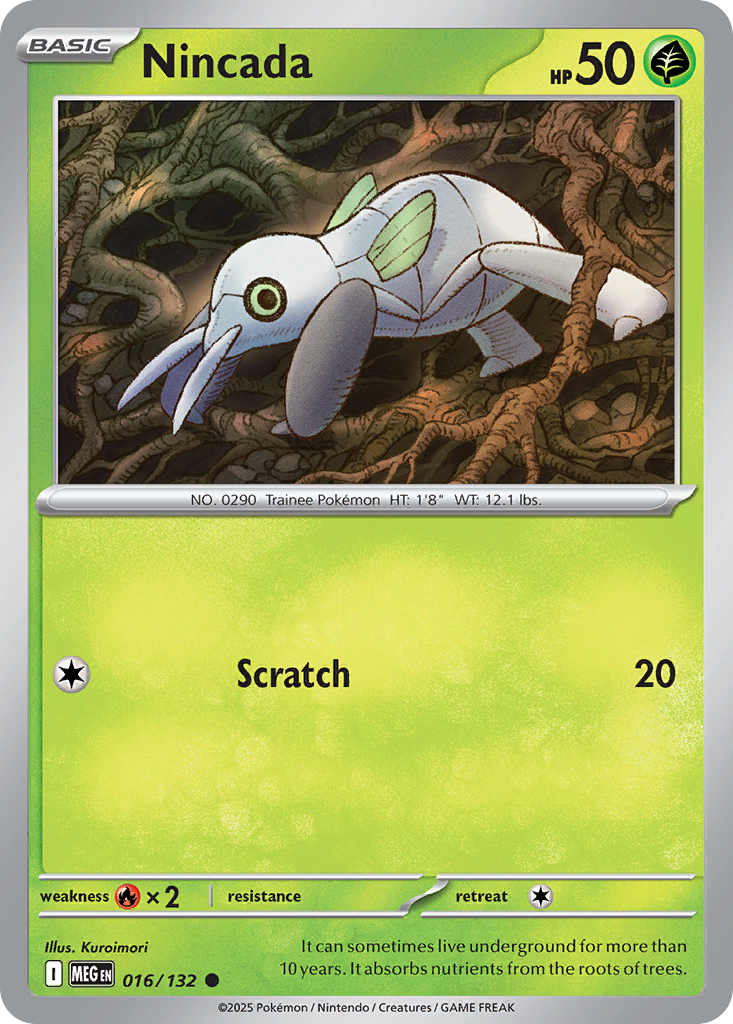 Nincada - 016/132 - Mega Evolution