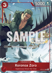Roronoa Zoro - ST01-013 - Super Rare (Treasure Cup Stamp) - Straw Hat Crew