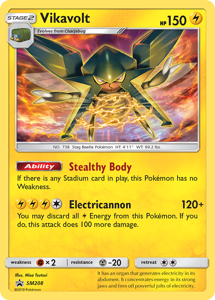 Vikavolt - SM208 - SM Black Star Promos