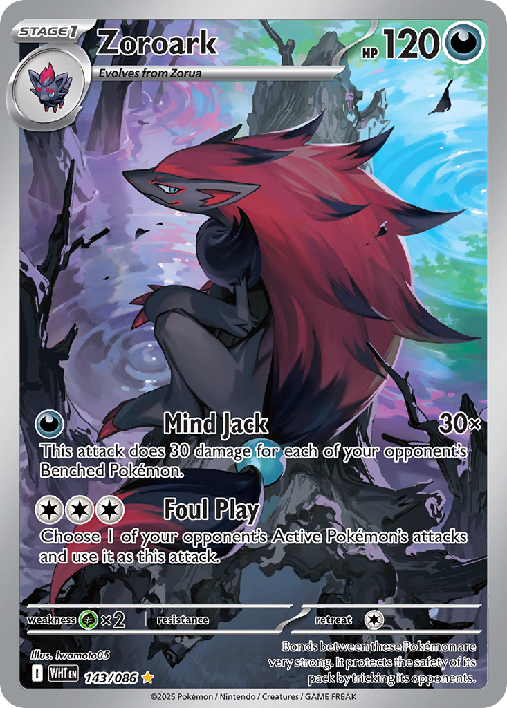 Zoroark - 143/86 - White Flare