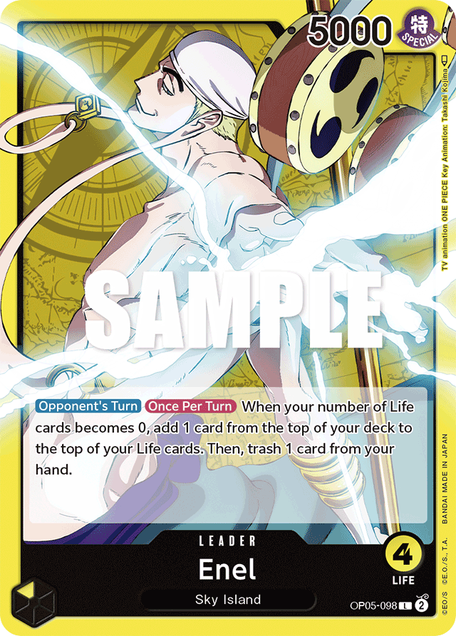 Enel - OP05-098 - Leader - Awakening of the New Era