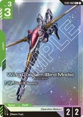 Wing Gundam (Bird Mode) - ST02-002 - Common (Alternate Art) - Wings of Advance
