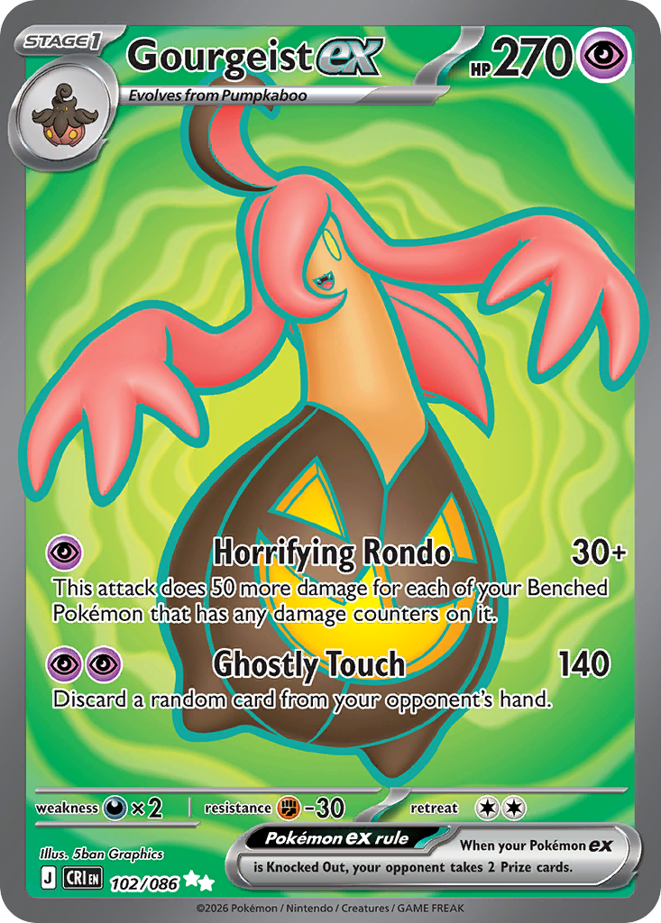 Gourgeist ex - 102/86 - Chaos Rising