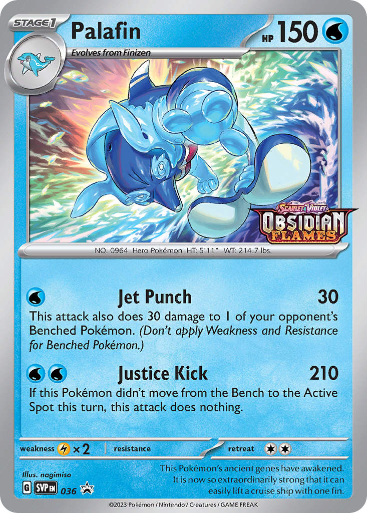 Palafin - 036 - Scarlet & Violet Black Star Promos