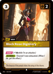 Black Rose Dignitary - 152/219 - Common - Unleashed