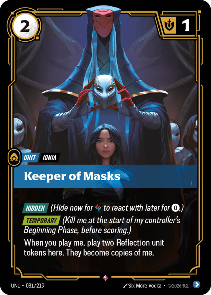 Keeper Of Masks - 081/219 - Rare - Unleashed