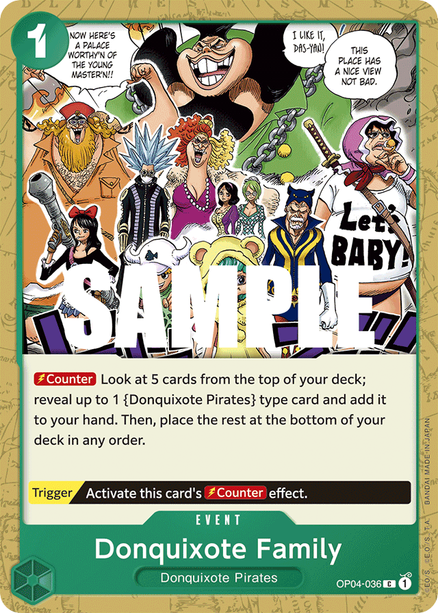 Donquixote Family - OP04-036 - Common - Kingdoms of Intrigue
