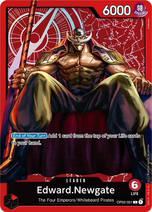 Edward.Newgate - OP02-001 - Leader (Special Goods Alt Art) - Paramount War