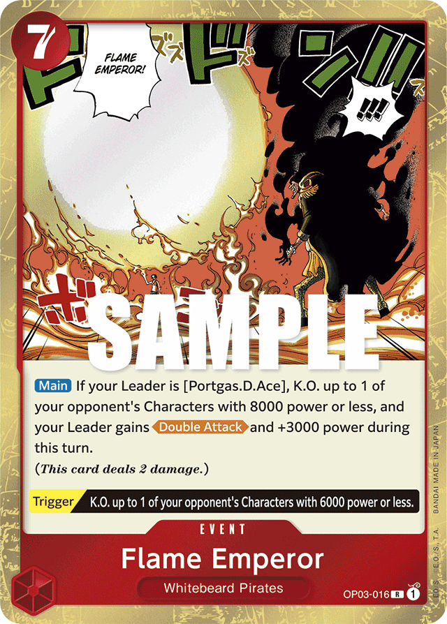 Flame Emperor - OP03-016 - Rare - Pillars of Strength