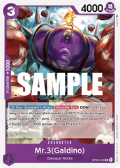 Mr.3(Galdino) - OP04-070 - Uncommon - Kingdoms of Intrigue