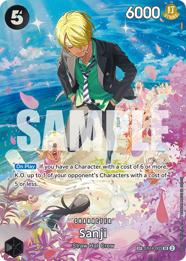 Sanji - ST14-003 - Super Rare (Special Alternate Art) - 3D2Y