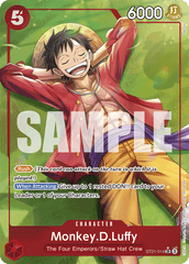 Monkey.D.Luffy - ST21-014 - Super Rare (Alternate Art) - EX Gear 5