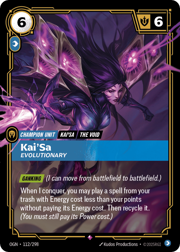 Kai'sa, Evolutionary - 112/298 - Rare - Origins