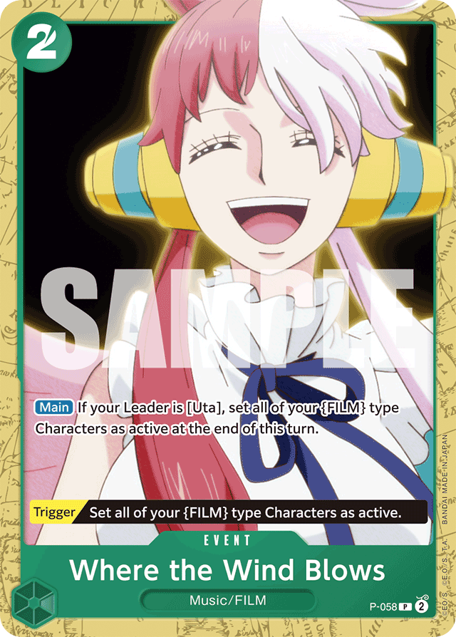 Where the Wind Blows - P-058 - Promo (Starter Deck) - Promos