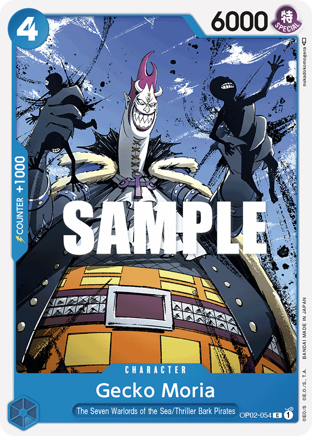 Gecko Moria - OP02-054 - Common - Paramount War