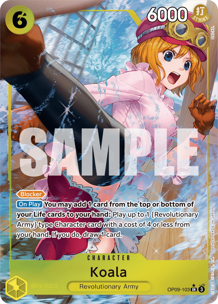 Koala - OP09-103 - Super Rare (Alternate Art) - Emperors In The New World