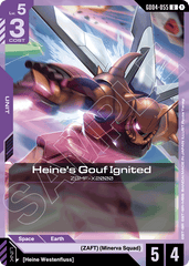 Heine's Gouf Ignited - GD04-055 - Uncommon - Phantom Aria