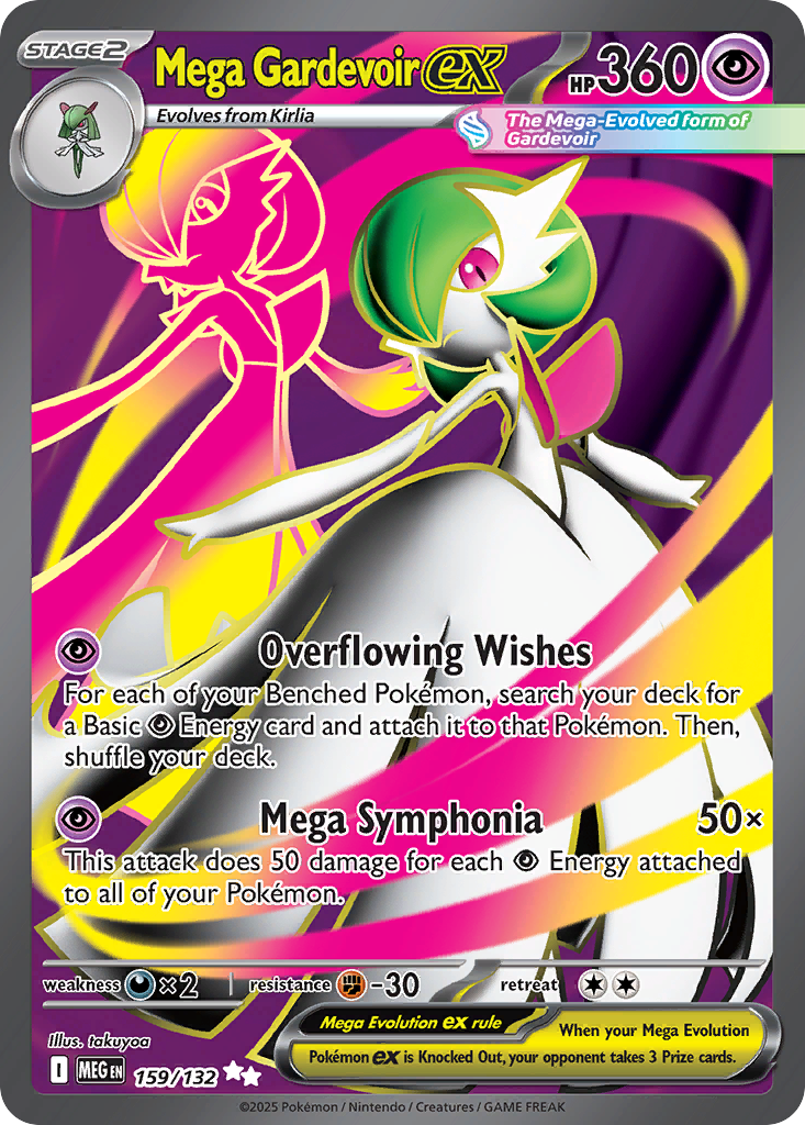 Mega Gardevoir ex - 159/132 - Mega Evolution