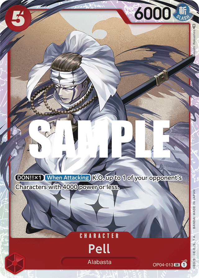 Pell - OP04-013 - Super Rare - Kingdoms of Intrigue