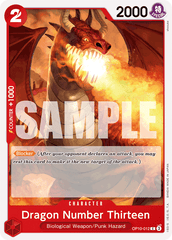 Dragon Number Thirteen - OP10-012 - Common - Royal Blood