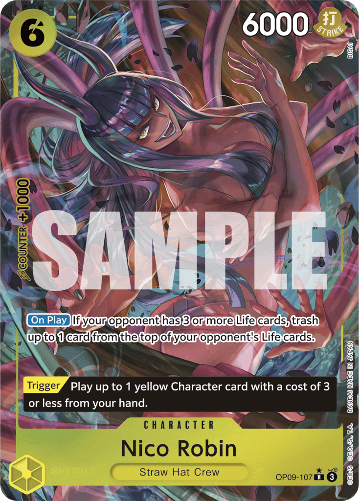 Nico Robin - OP09-107 - Rare (Alternate Art) - Emperors In The New World