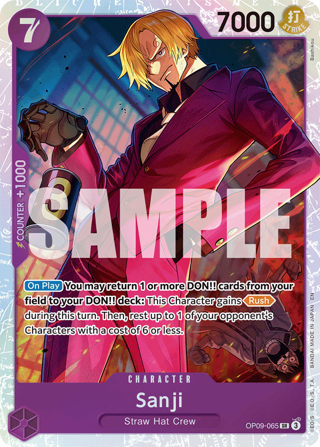 Sanji - OP09-065 - Super Rare (Reprint) - Emperors In The New World