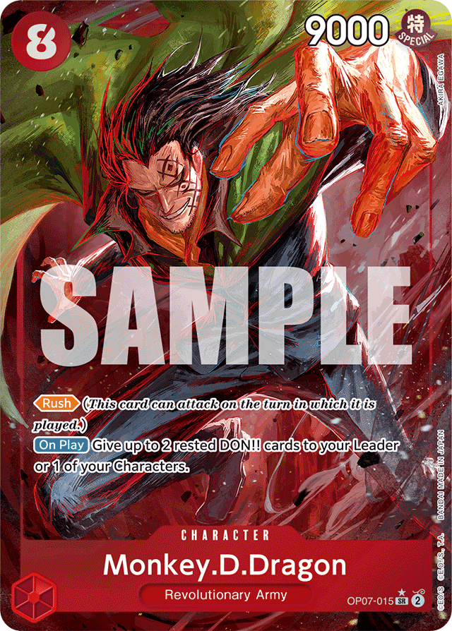 Monkey.D.Dragon - OP07-015 - Super Rare (Alternate Art) - 500 Years In The Future