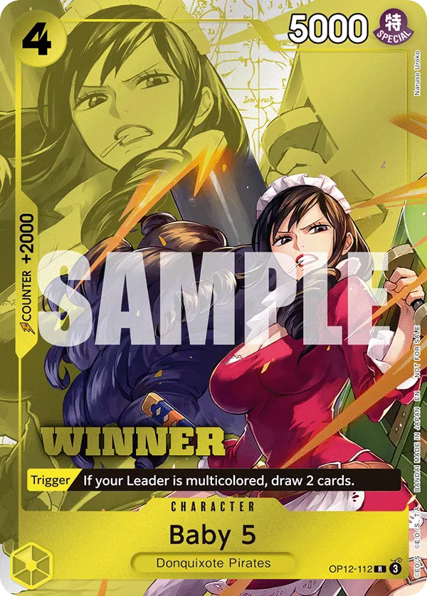 Baby 5 - OP12-112 - Rare (Winner Stamp) - Legacy of the Master