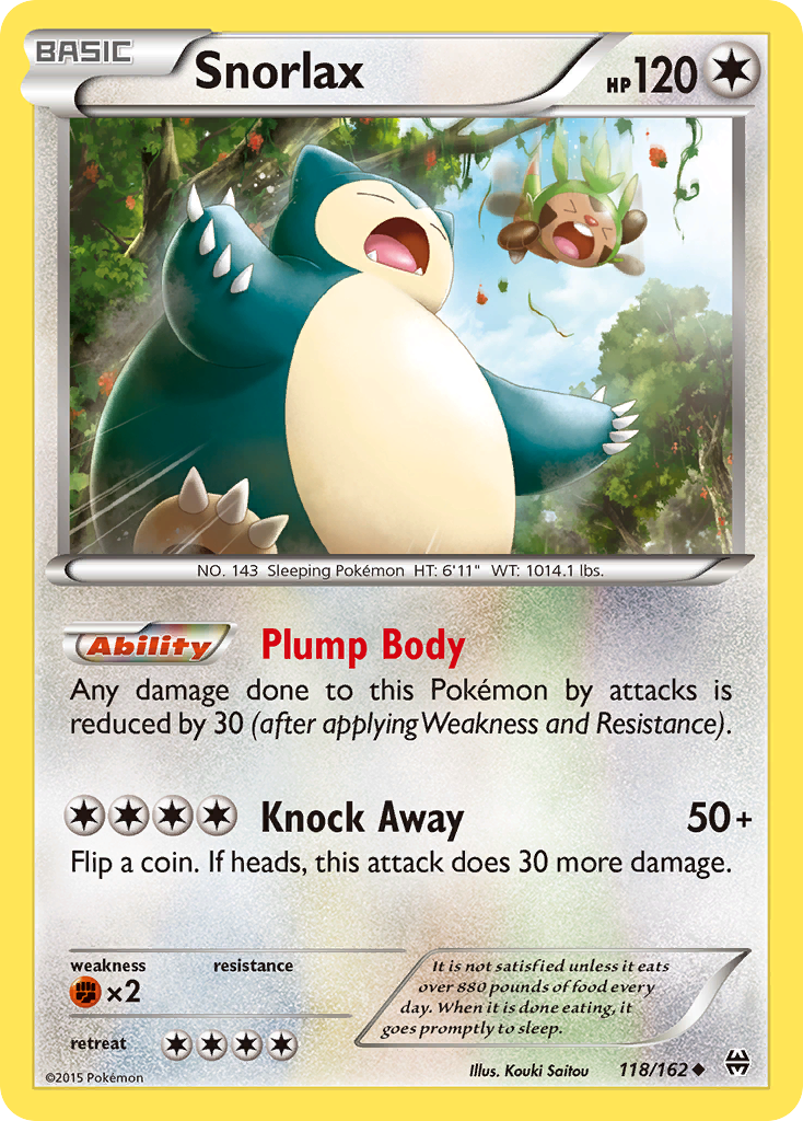 Snorlax - 118/162 - BREAKthrough
