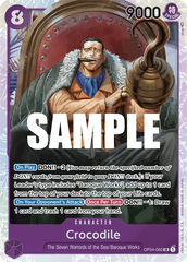 Crocodile - OP04-060 - Super Rare - Kingdoms of Intrigue
