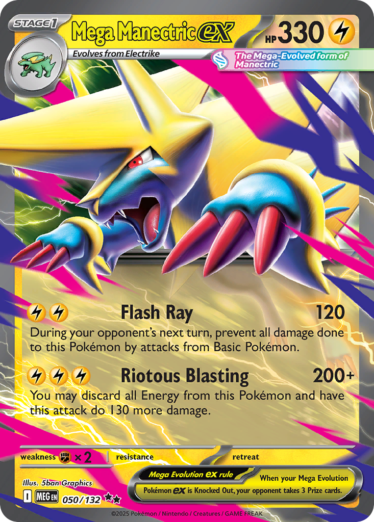 Mega Manectric ex - 050/132 - Mega Evolution