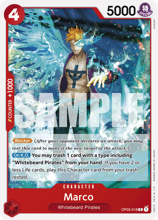 Marco - OP02-018 - Rare (Reprint) - Paramount War