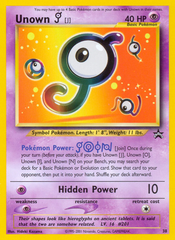 Unown [J] - 38 - Wizards Black Star Promos