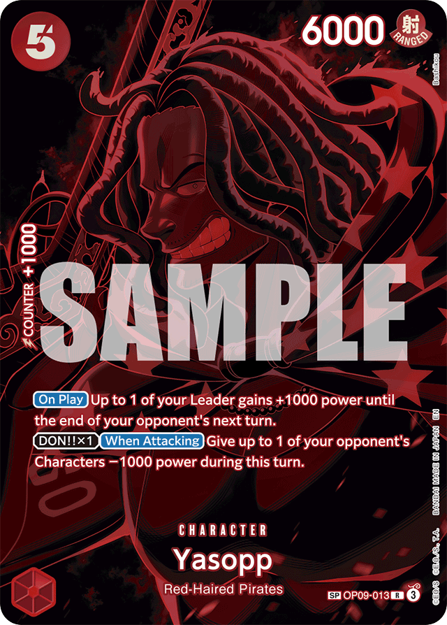 Yasopp - OP09-013 - Rare (Special Alternate Art) - Emperors In The New World