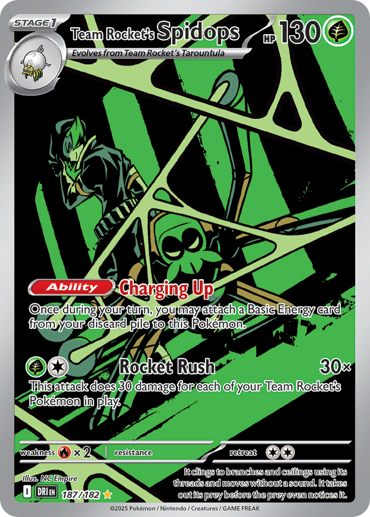 Team Rocket's Spidops - 187/182 - Destined Rivals