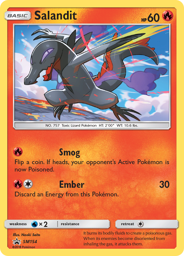 Salandit - SM154 - SM Black Star Promos