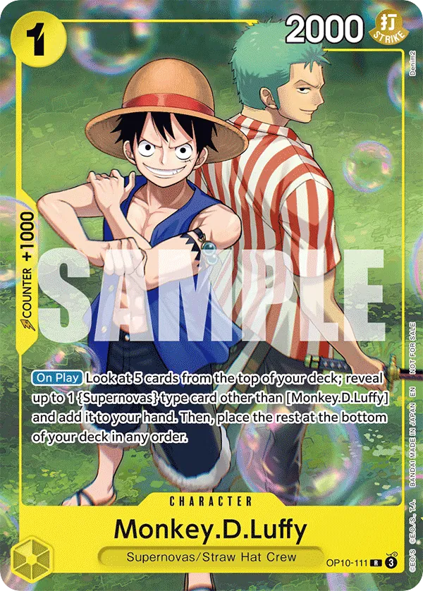 Monkey.D.Luffy - OP10-111 - Rare (Learn Together Alt Art) - Royal Blood