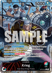 Krieg - OP15-001 - Leader (Alternate Art) - Adventure on Kami's Island
