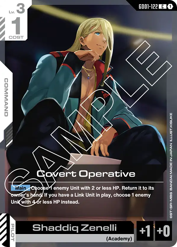 Covert Operative - GD01-122 - Common - Newtype Rising