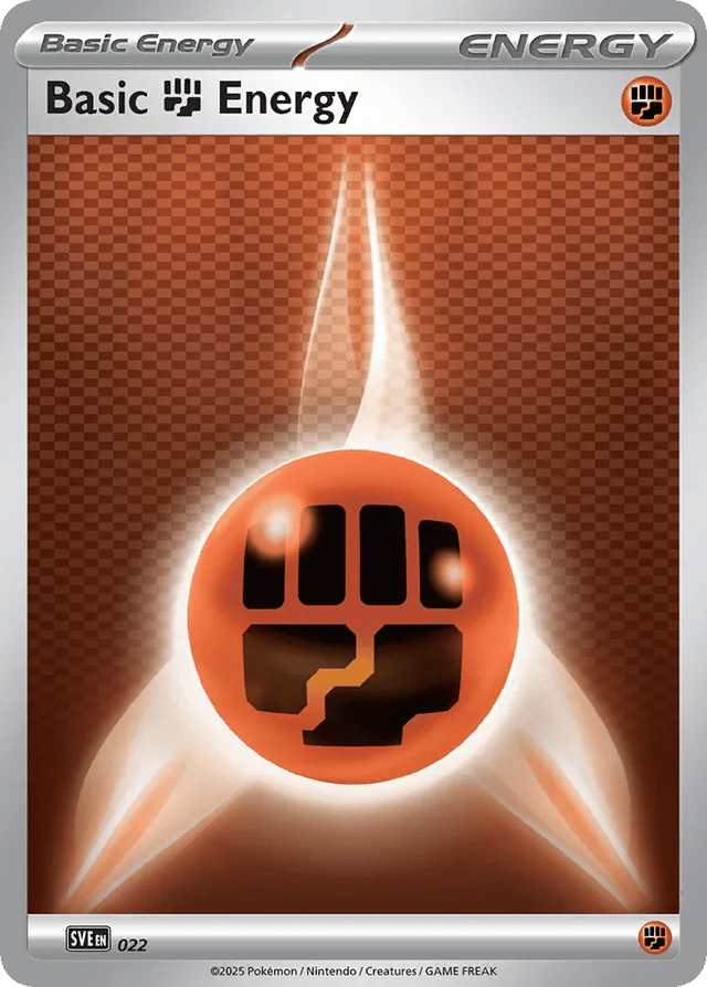 Basic Fighting Energy - 022 - Scarlet & Violet Energies