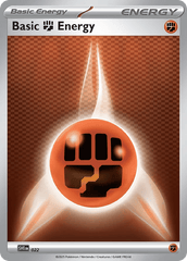 Basic Fighting Energy - 022 - Scarlet & Violet Energies