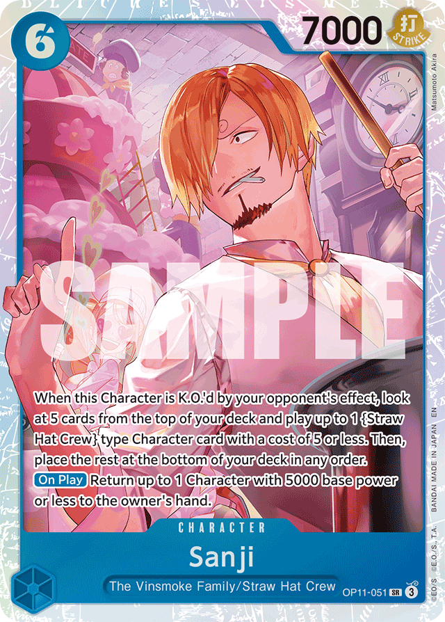 Sanji - OP11-051 - Super Rare - A Fist Of Divine Speed