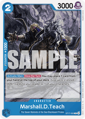 Marshall.D.Teach - ST17-005 - Common - BLUE Donquixote Doflamingo
