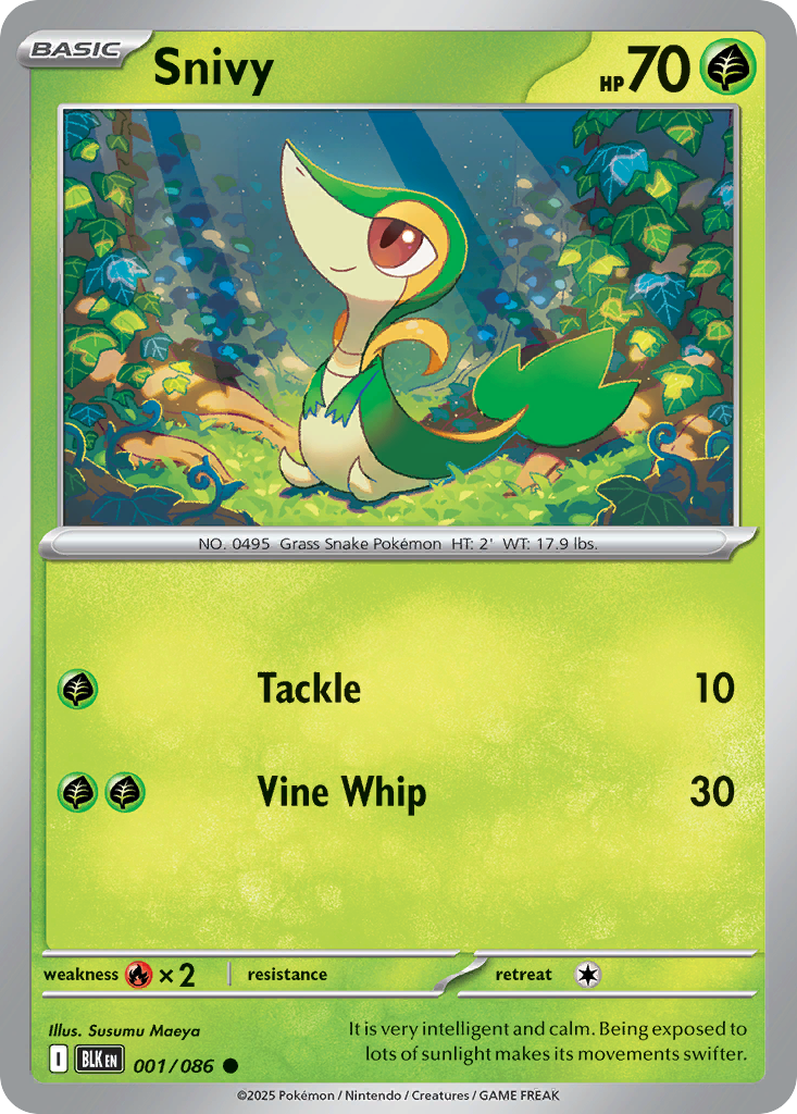 Snivy - 01/86 - Black Bolt