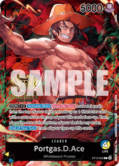 Portgas.D.Ace - ST13-002 - Leader (Second Anniversary Stamp) - Ultra Deck: The Three Brothers
