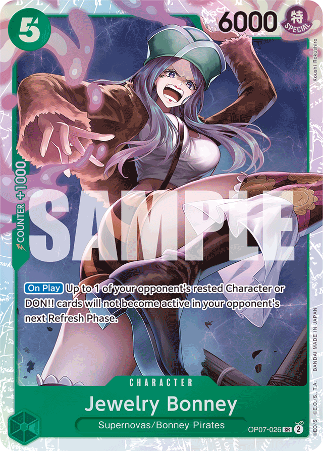 Jewelry Bonney - OP07-026 - Super Rare - 500 Years In The Future