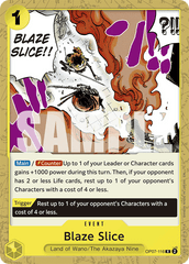 Blaze Slice - OP07-116 - Rare (Reprint) - 500 Years In The Future