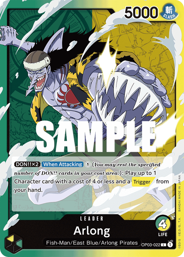 Arlong - OP03-022 - Leader - Pillars of Strength