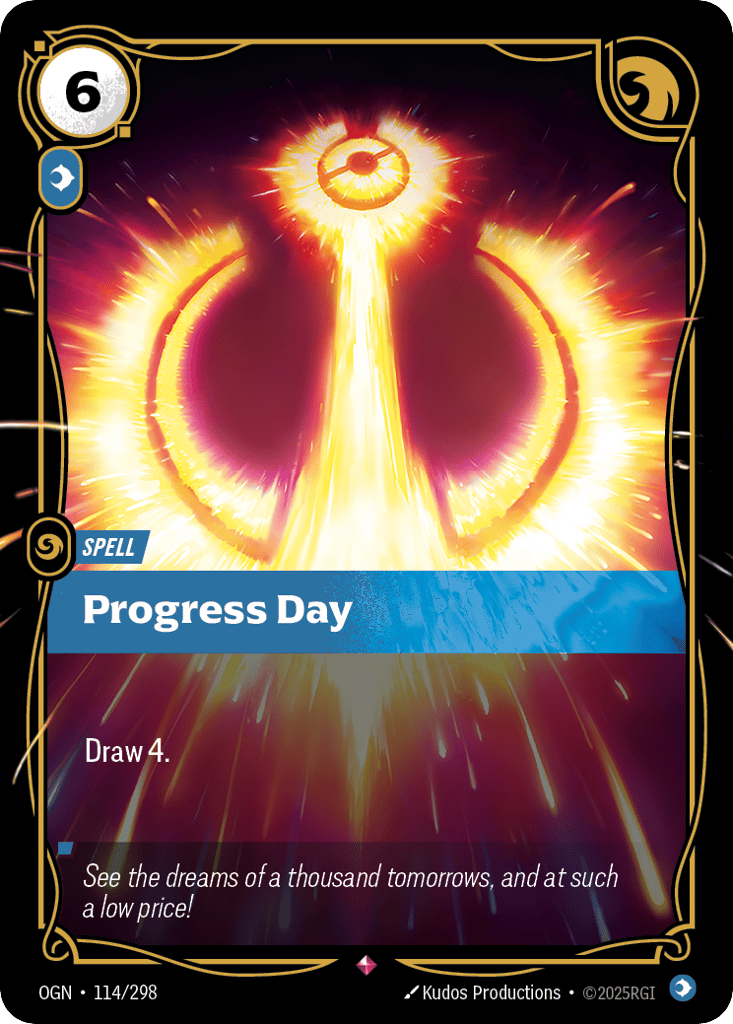 Progress Day - 114/298 - Rare - Origins