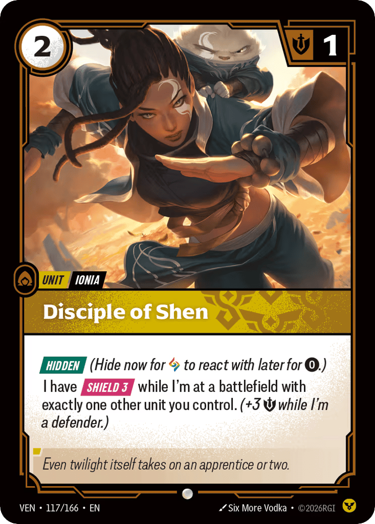 Disciple Of Shen - 117/166 - Common - Vendetta